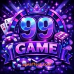 99 Game online gaming app with casino style interface and rewards