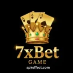 7xBet Game online gaming app interface showing games and wallet options.